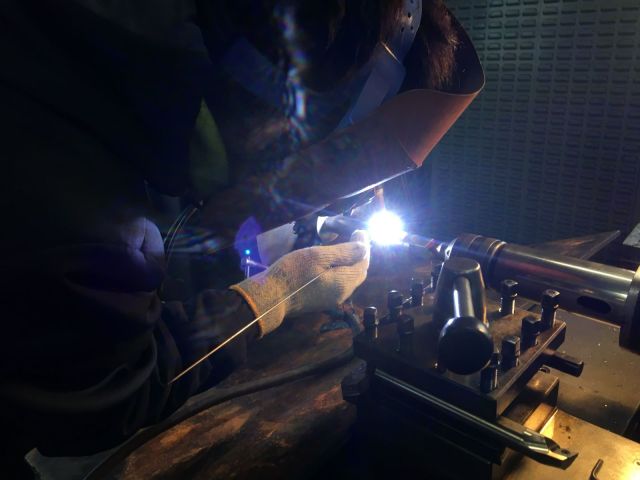 ステム肉盛り溶接